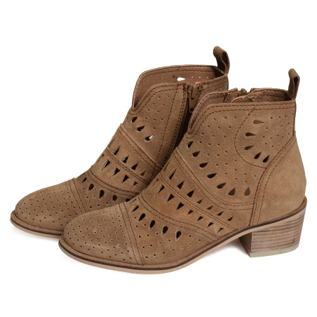 NELLY 5433 Camel, Bottines Alpe