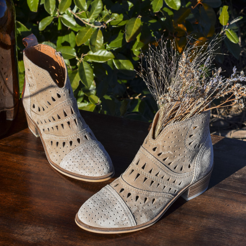 NELLY 5433 Beige, Bottines Alpe