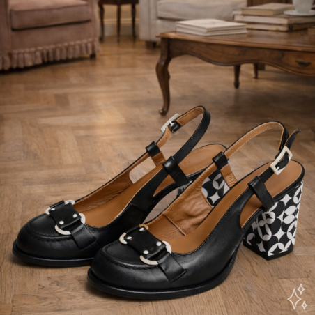 2360 Noir, Slingback Nemonic