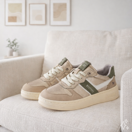 1510301 Or, Sneakers basses Mustang