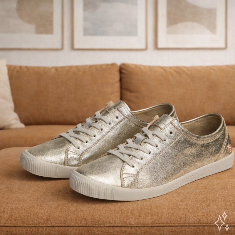 ISLA LAMINATO Champagne, Sneakers basses Softinos