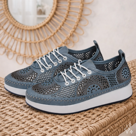 OKAPI Bleu, Sneakers basses Madory