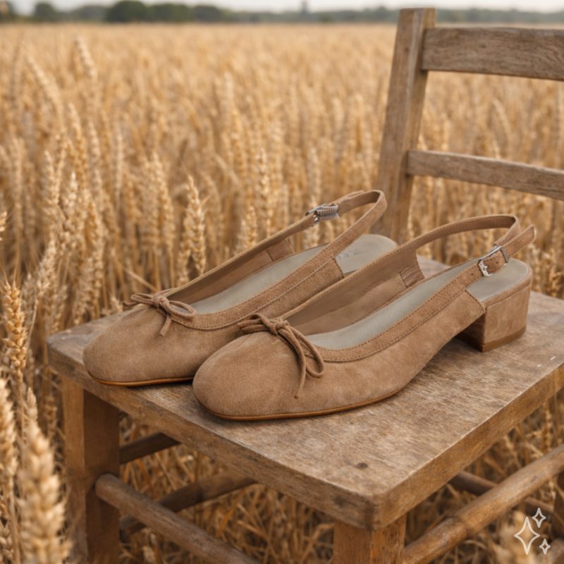 REESE Naturel, Slingback Reqins