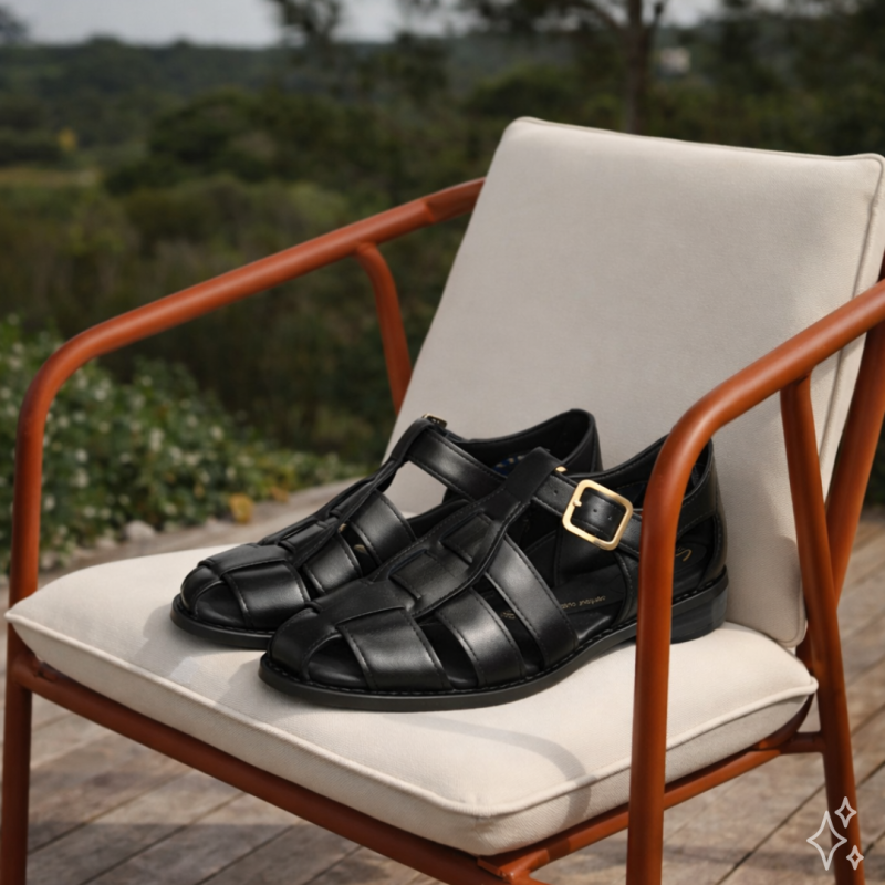 Sandales Clarks Hana Sun – Cuir Noir, Boucle, Semelle Caoutchouc – Confort Et Style Intemporel