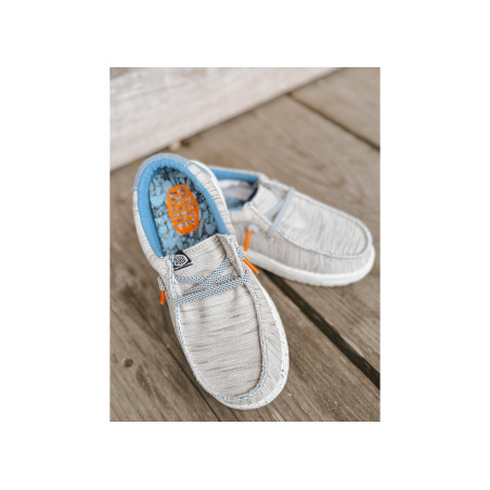 WALLY JERSEY Gris, Slip-On HeyDude