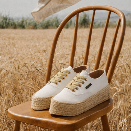 COSMIC Blanc, Espadrilles Les Tropéziennes