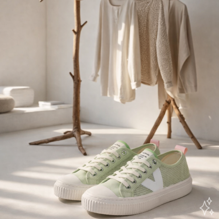 1176102 Vert, Chaussures basses Victoria