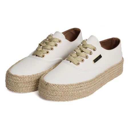 COSMIC Blanc, Espadrilles Les Tropéziennes