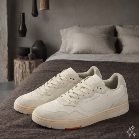 TH BASKET BETTER MIX LTH 5520 Ivoire, Sneakers basses Tommy Hilfiger