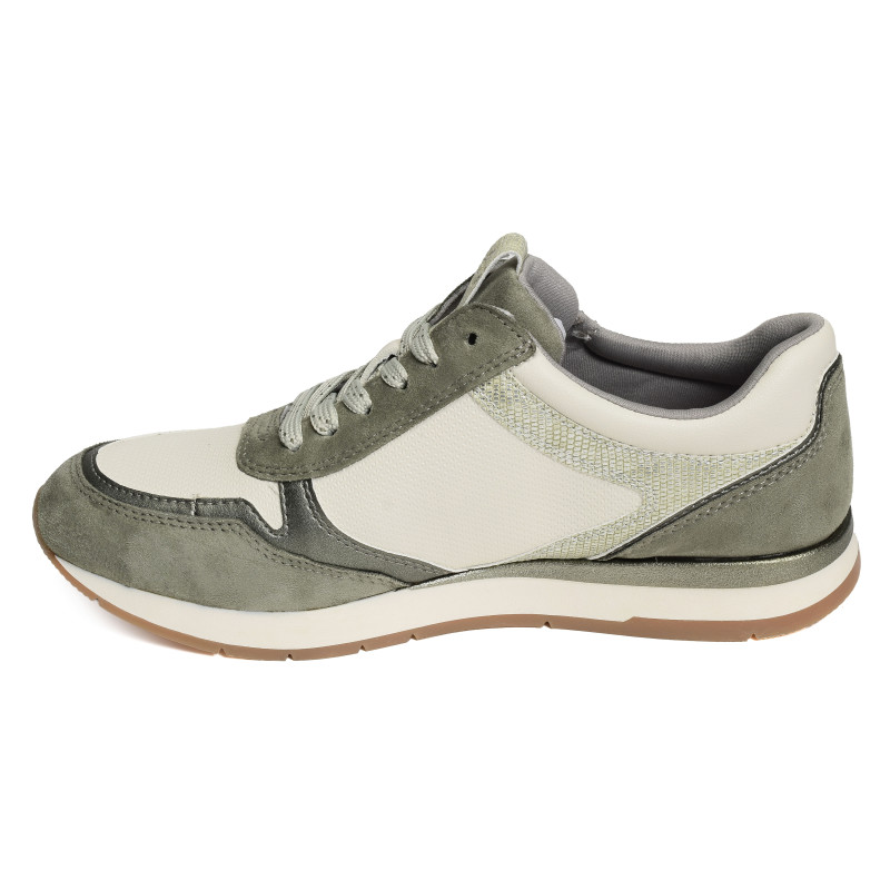 23613 Blanc Kaki, Baskets running Tamaris