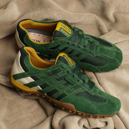 U SNAKE ORIGINAL A Vert, Sneakers basses Geox