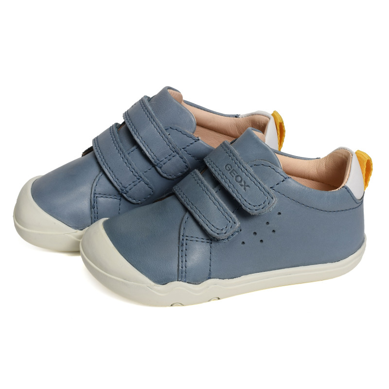 B STEPPIEUP BOY A Bleu Ciel, Chaussures à Scratch Geox