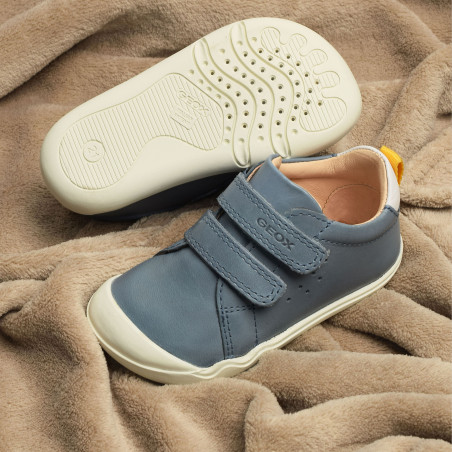 B STEPPIEUP BOY A Bleu Ciel, Chaussures à Scratch Geox