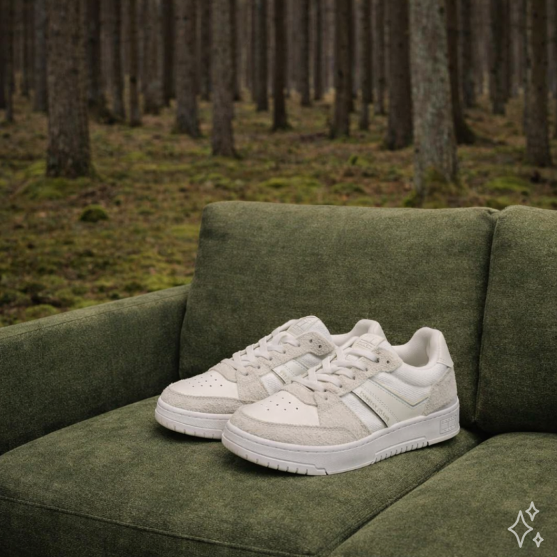 TJM CUPSOLE PODS 1579 Blanc Gris, Sneakers basses Tommy Hilfiger