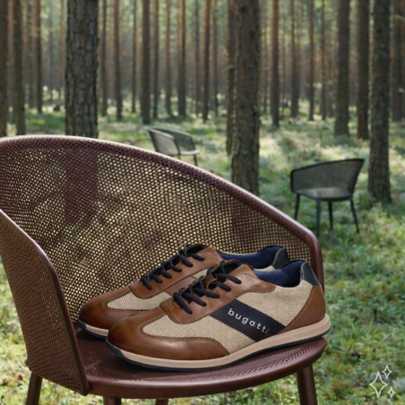 THORELLO A9Q05 Cognac Beige, Sneakers basses Bugatti