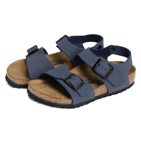 NEW YORK Marine, Sandales plates & Nu-Pieds Birkenstock