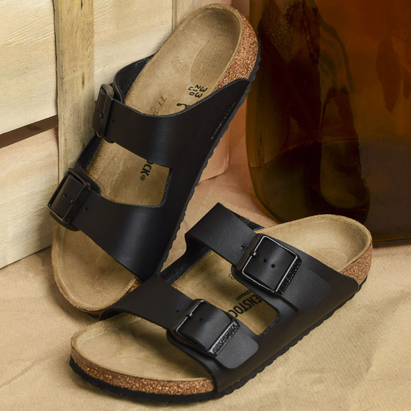 ARIZONA ENFANT Noir, Mules Birkenstock