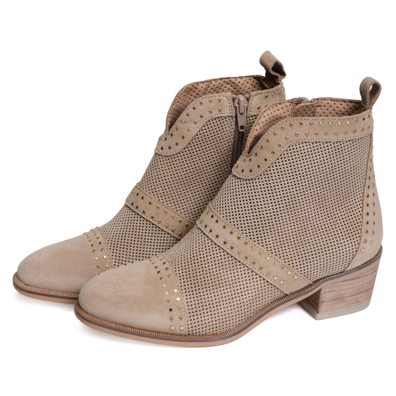 NELLY 5431 Beige, Bottines Alpe