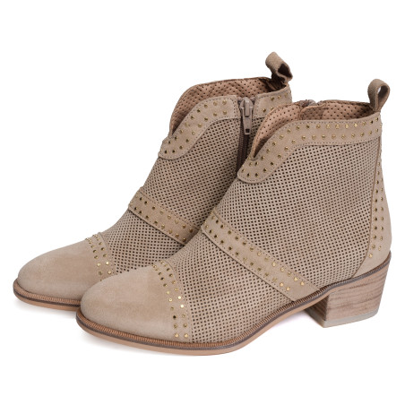 NELLY 5431 Beige, Bottines Alpe