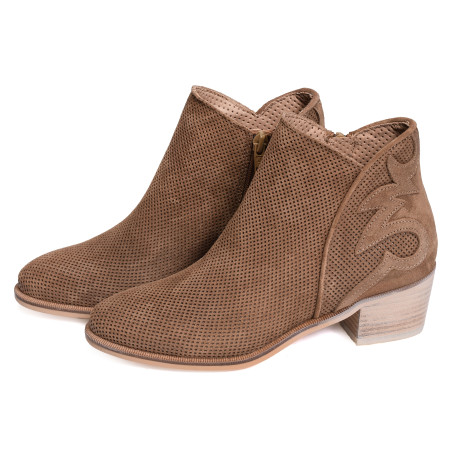 NELLY 5434 Camel, Bottines Alpe