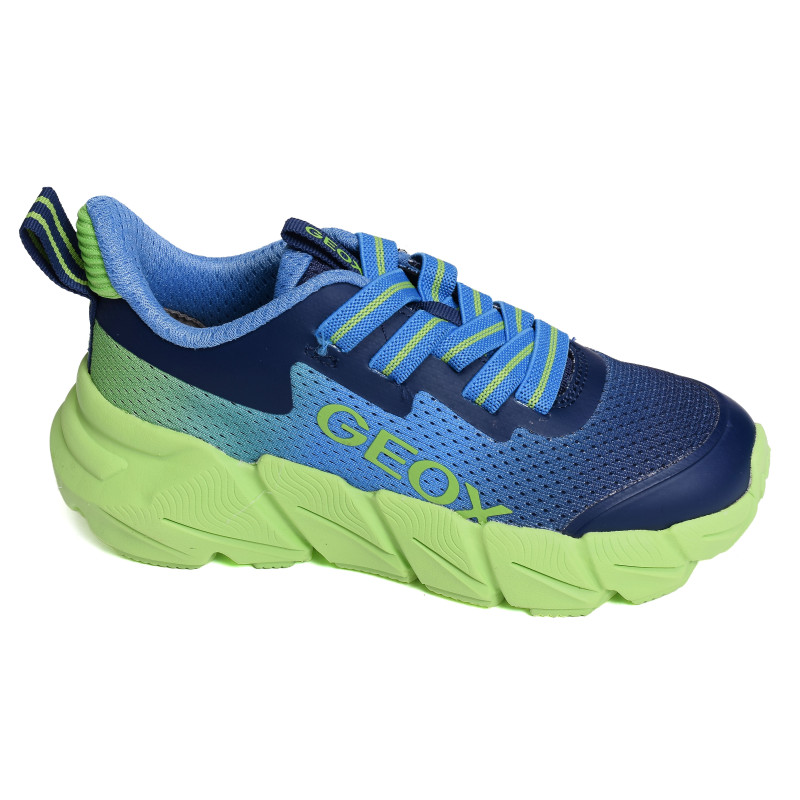 J FLEXYPER FAST A Vert Bleu, Baskets running Geox
