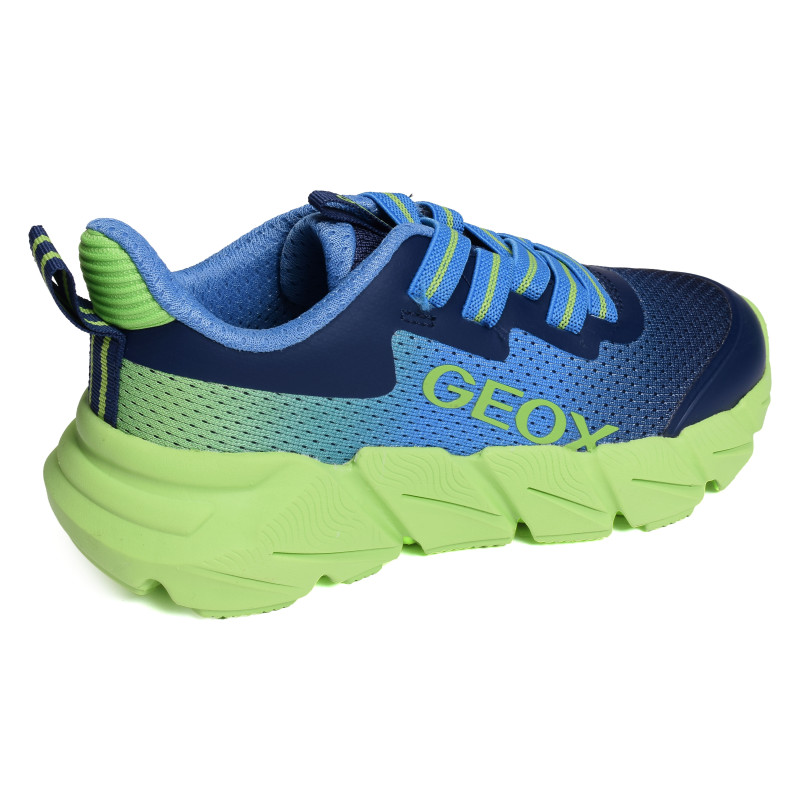 J FLEXYPER FAST A Vert Bleu, Baskets running Geox