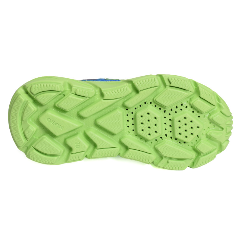 J FLEXYPER FAST A Vert Bleu, Baskets running Geox