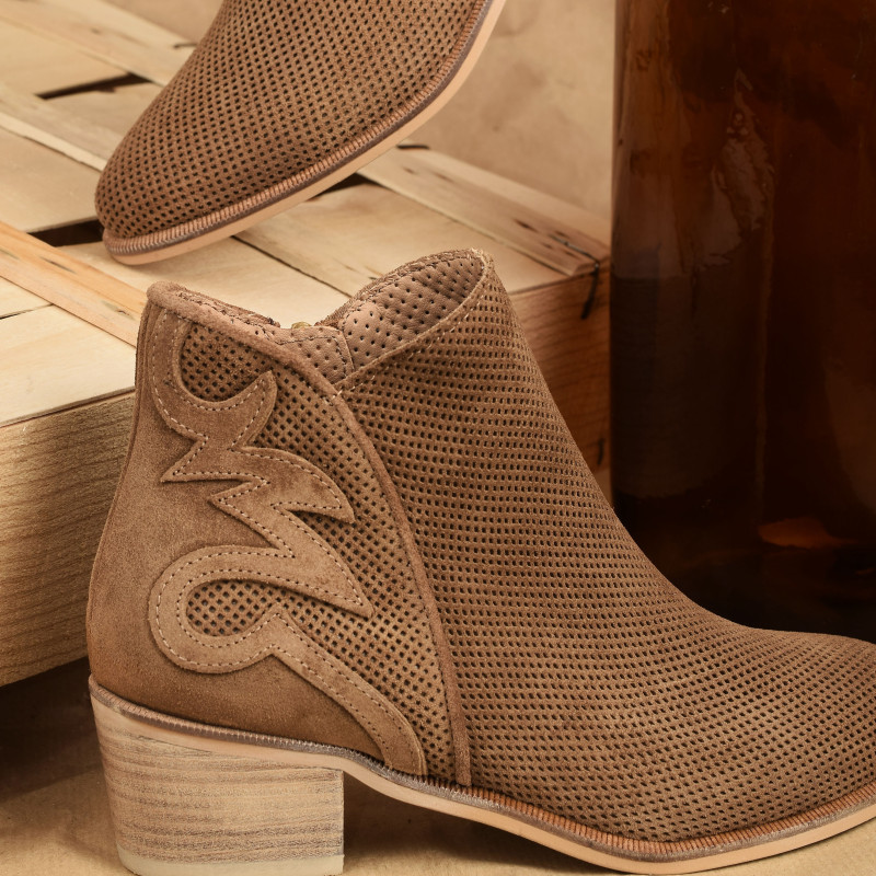 NELLY 5434 Camel, Bottines Alpe