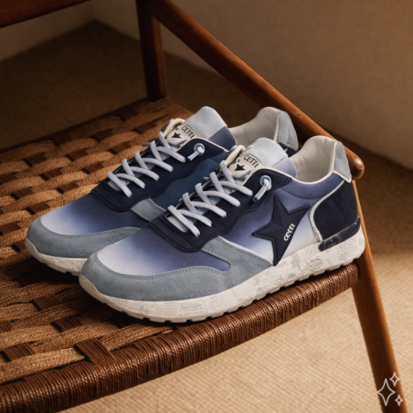 C1353 Jeans, Baskets running Cetti