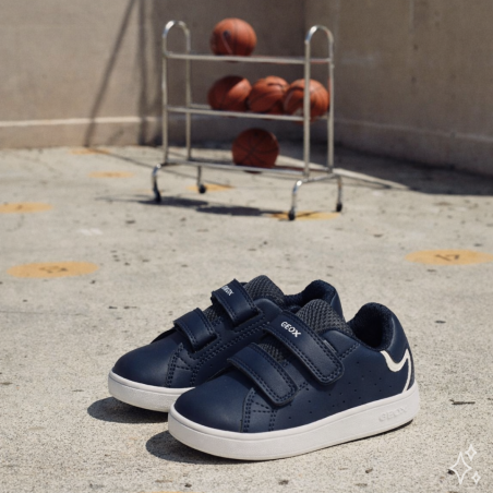 B ECLYPER BOY A Marine, Sneakers basses Geox