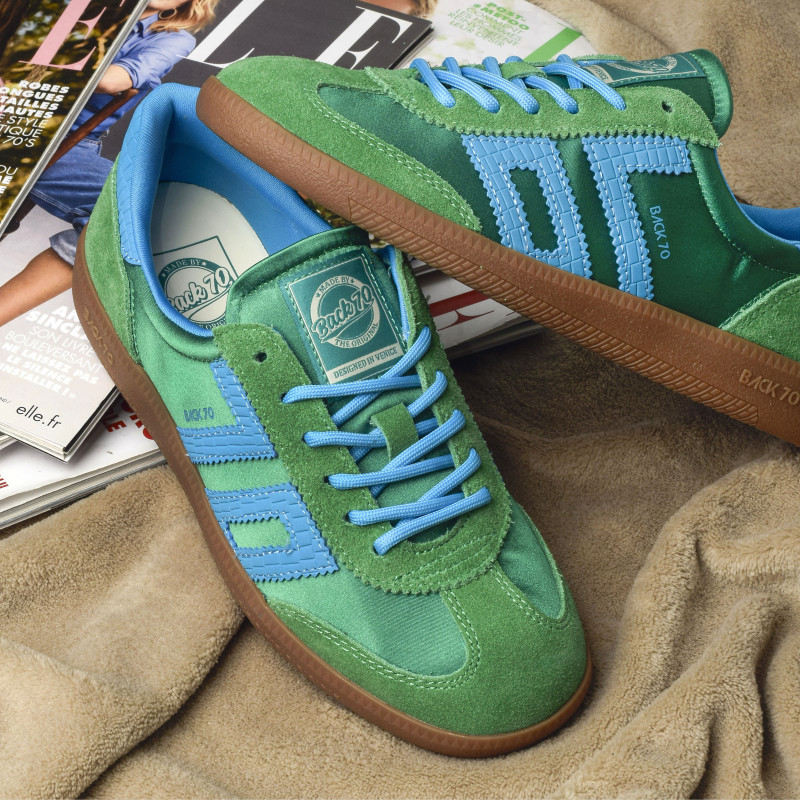 GHOST SATIN Vert Bleu, Baskets Mode Back 70