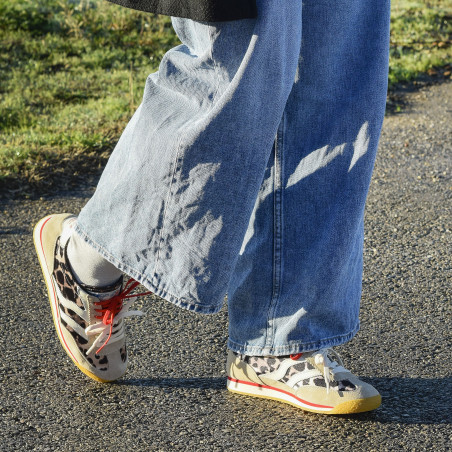 PURE W Léopard, Baskets Mode MRP Star