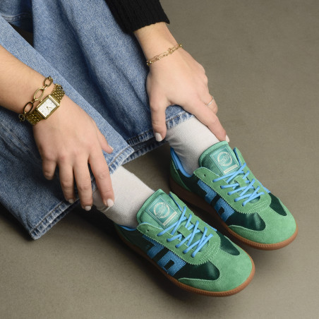 GHOST SATIN Vert Bleu, Baskets Mode Back 70