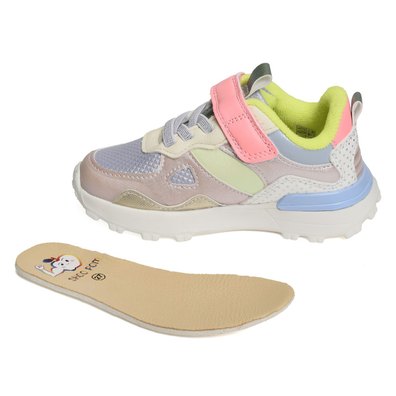 JOGGY SCRATCH GIRL Multicolore, Baskets running Shoopom