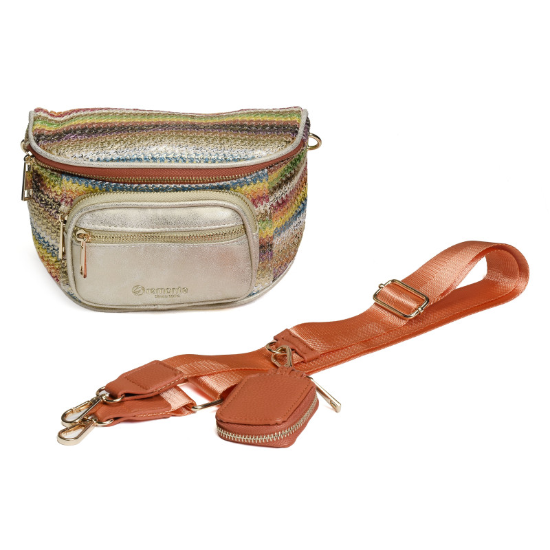 Q0808 Or Multicolore, Sacs Bananes Remonte