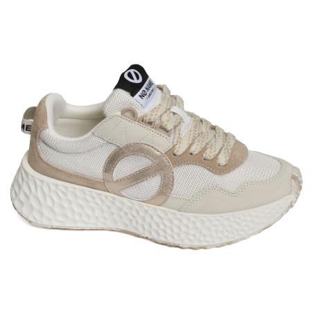 CARTER JOGGER Blanc Beige, Baskets running No Name