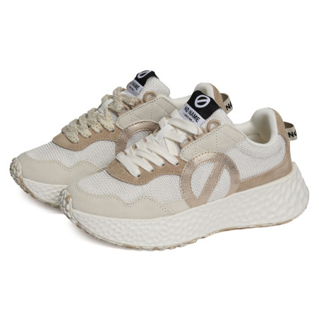 CARTER JOGGER Blanc Beige, Baskets running No Name