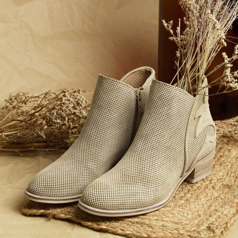 NELLY 5434 Beige, Bottines Alpe