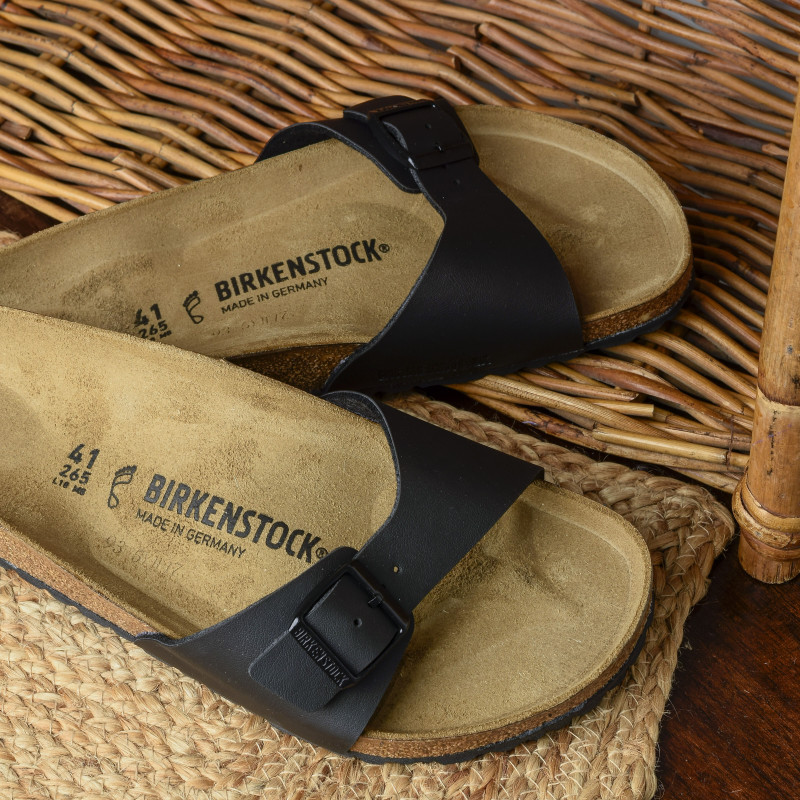 MADRID Noir, Mules Birkenstock