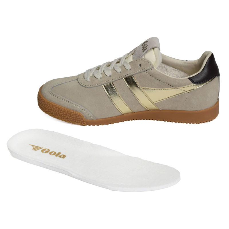 GLITZ Beige Or, Sneakers basses Gola