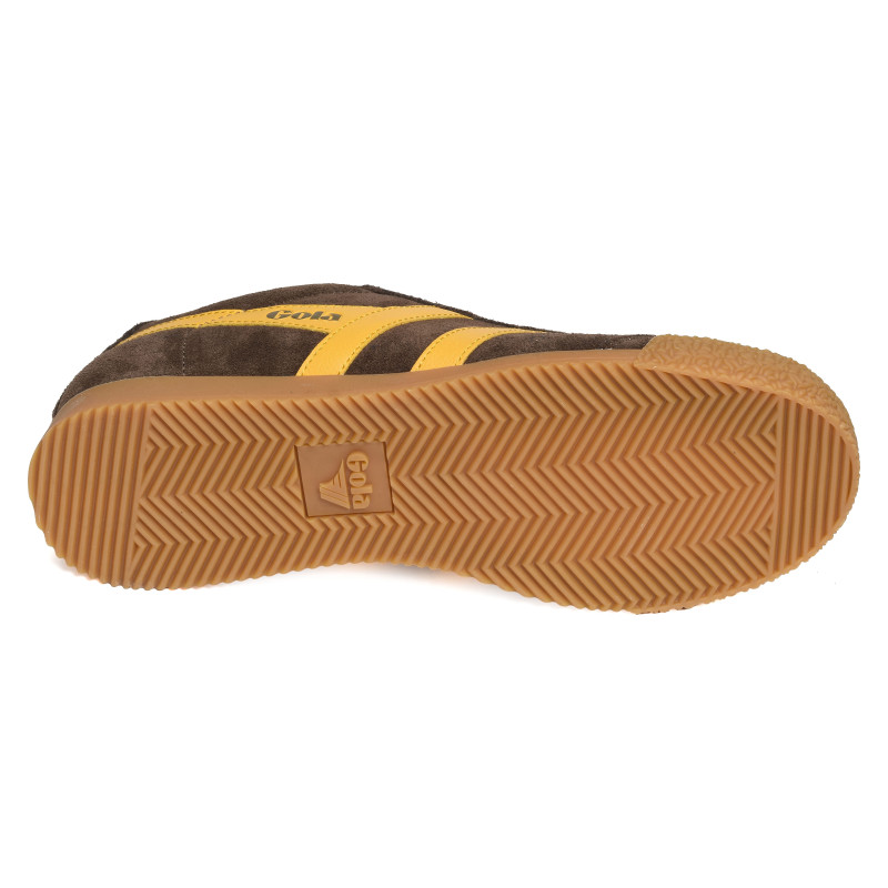 HARRIER SUEDE TRAINERS Marron Jaune, Sneakers basses Gola