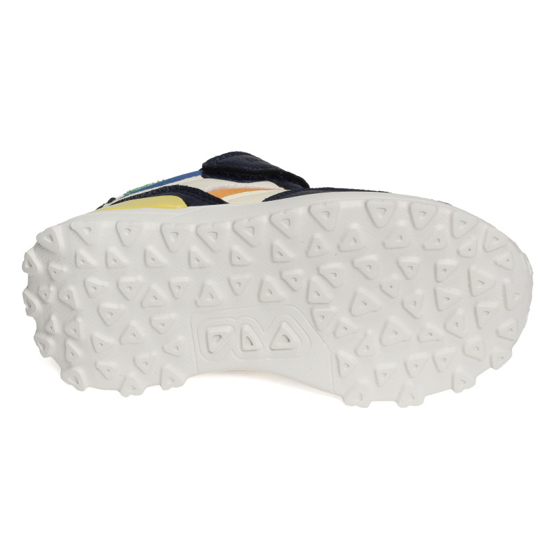 JOGGY SCRATCH BOY Bleu Multicolore, Baskets running Shoopom