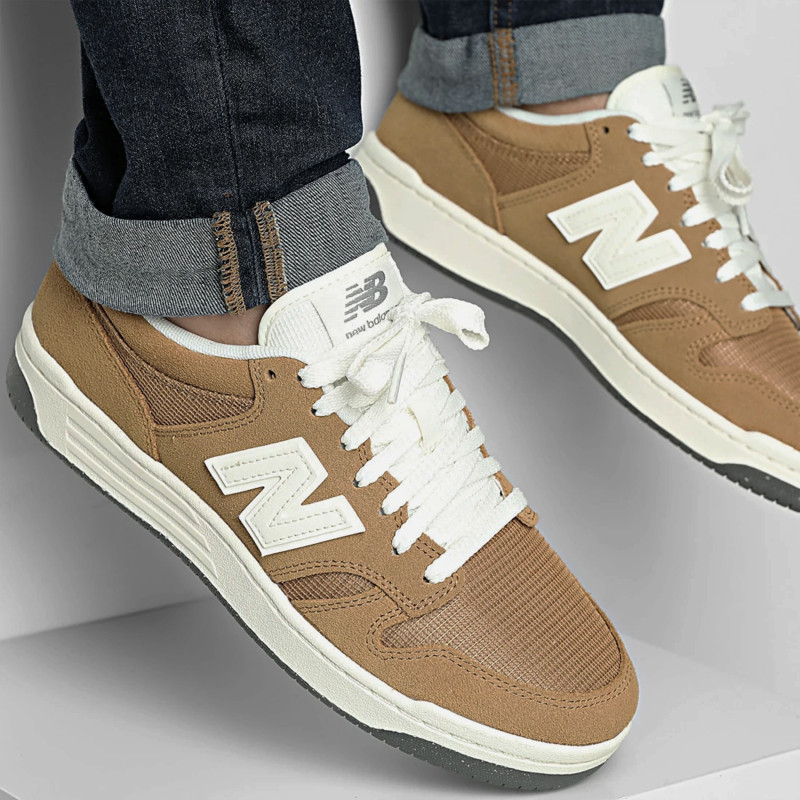 U480 Camel Blanc, Sneakers basses New Balance