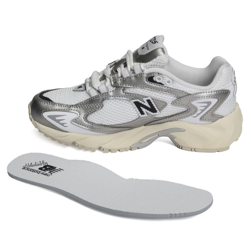ML725 Blanc Argent, Baskets Mode New Balance