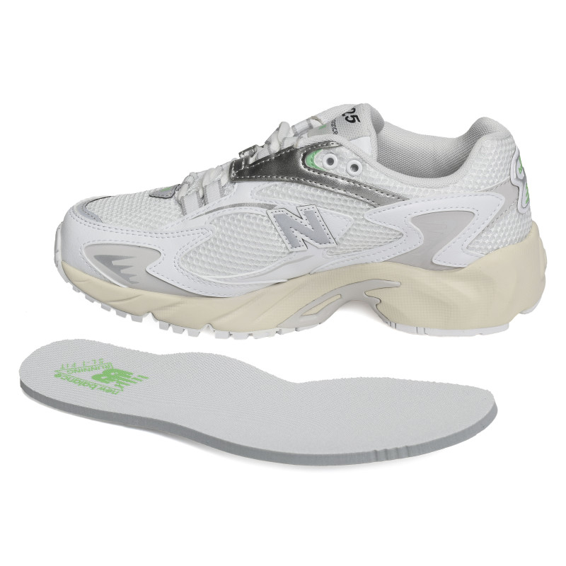 ML725 Blanc Gris, Baskets Mode New Balance