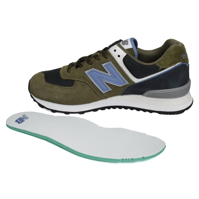 U574 Kaki Bleu, Sneakers basses New Balance