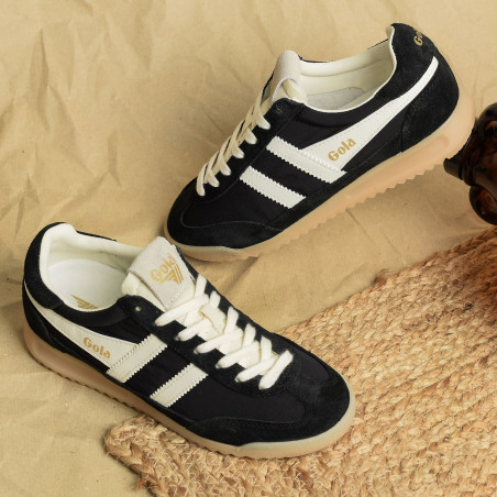 FIREFLY Noir Blanc, Baskets Mode Gola