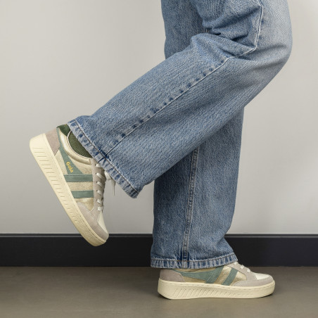 SUPERSLAM BLAZE Or Vert, Sneakers basses Gola