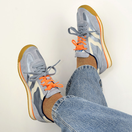 PURE W Bleu Ciel, Baskets Mode MRP Star