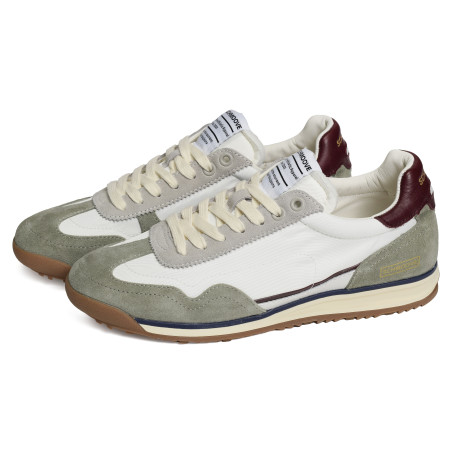 CANDEM SNEAKER Blanc Vert Eau, Sneakers basses Schmoove